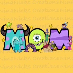 MONSTERS Mom & Dad PNG