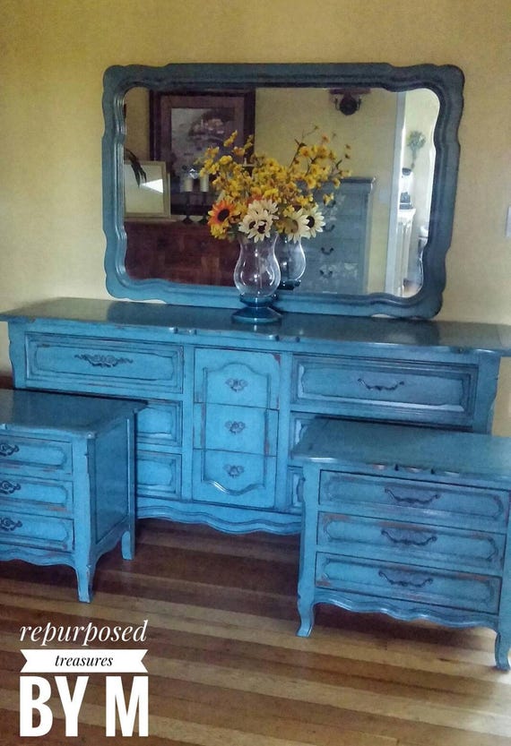 Sold Sold Vintage Dresser With Mirror Drexel Dresser With Etsy