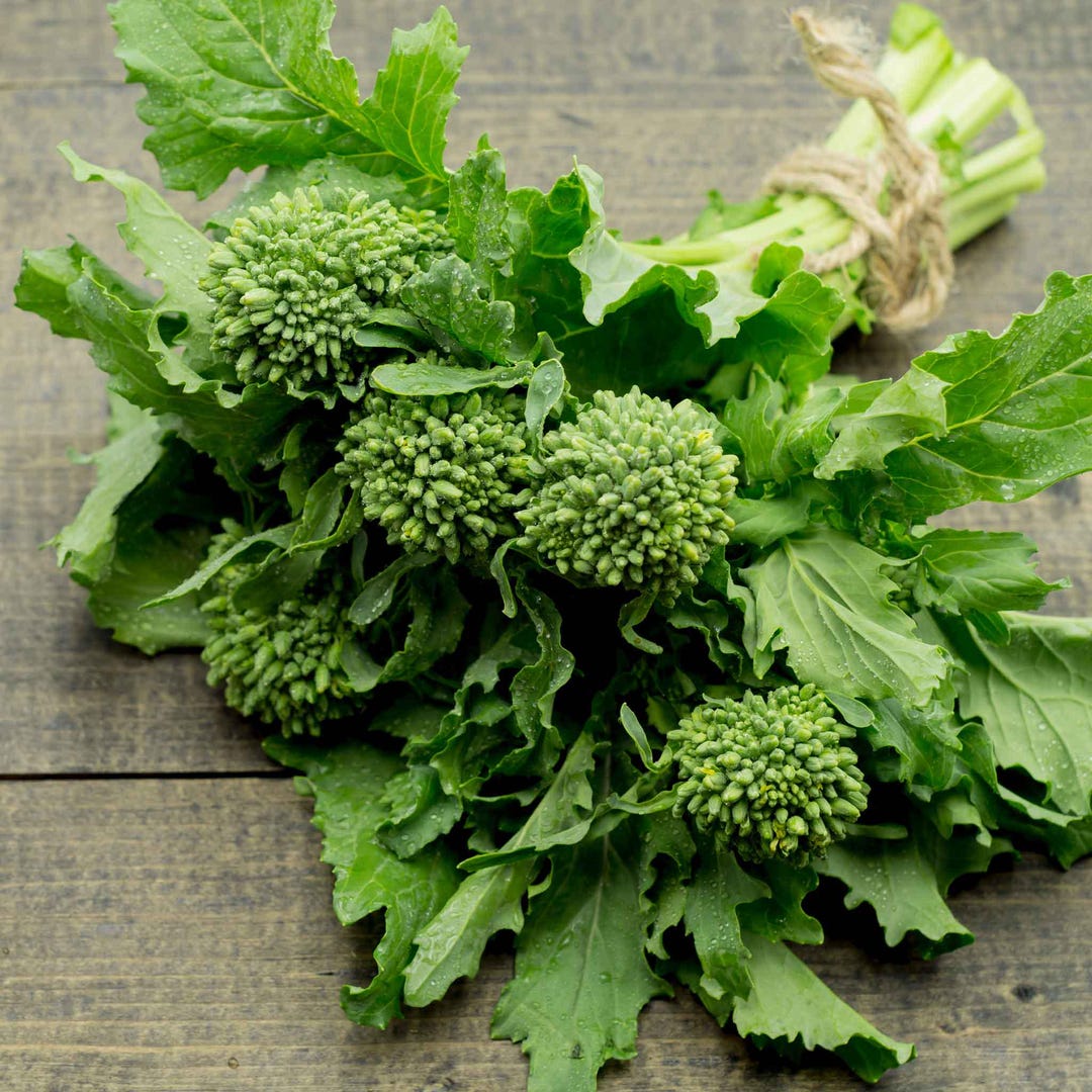 Broccoli Raab Spring Rapini Vegetable Seeds (brassica Rapa Var. Italica ...