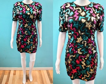 80s style cocktail dress
