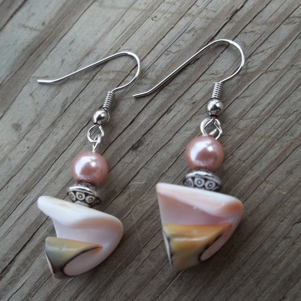 Boho Seashell Earrings Beach Wear