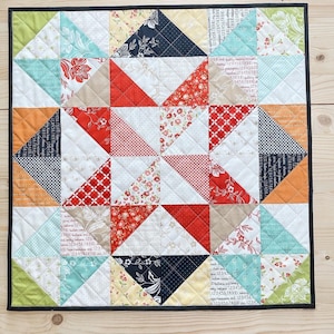 Just  A Charm Pack or Layer Cake Quilt DIGITAL PDF pattern in 2 sizes 7 layouts for charm pack or layer cake