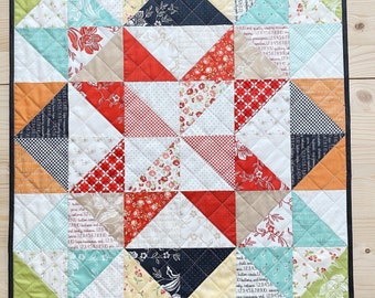 DIGITAL PDF Quilt Pattern - Just  A Charm Pack - 2 sizes, 7 layouts, precut squares