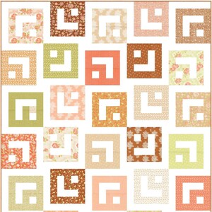 Digital PDF Pattern: Jelly Twist Quilt Pattern 5 sizes-easy precut jelly roll strips quilt pattern-very easy quick pdf yardage quilt pattern image 4