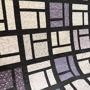 Wunderschön gemachtes digitales PDF-Quilt MUSTER: 5 Größen - Layer Cake, Fat Quarter Achtel