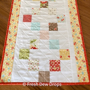 Mini Charm Fun Daisy Runner DIGITAL PDF Quilt Pattern - Etsy