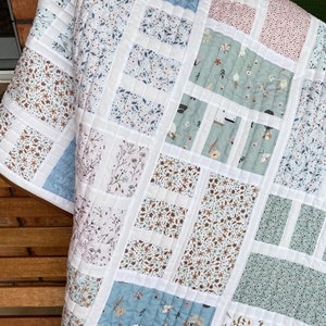 Digitaal pdf-patroon: prachtig uitgevoerd quiltpatroon 5 maten - laag cake dik kwart achtste quiltpatroon - eenvoudig voorgesneden pdf-quiltpatroon