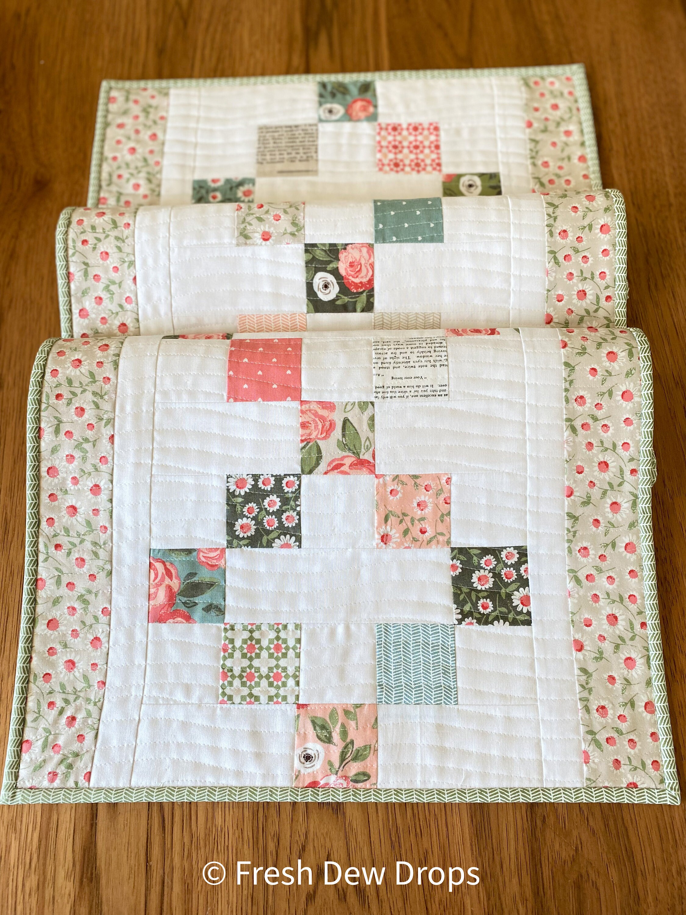 Mini Charm Fun Daisy Runner DIGITAL PDF Quilt Pattern - Etsy