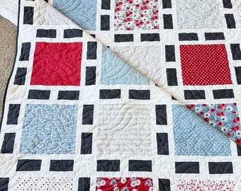 Patrón de colcha impreso en papel pizarra: ;ayer cake, fat quarter, yardage - 6 tamaños