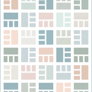 Digital PDF PATTERN: Beautifully Done Quilt Pattern 5 sizes-layer cake fat quarter eighth quilt pattern-simple very easy PDF quilt pattern image 6