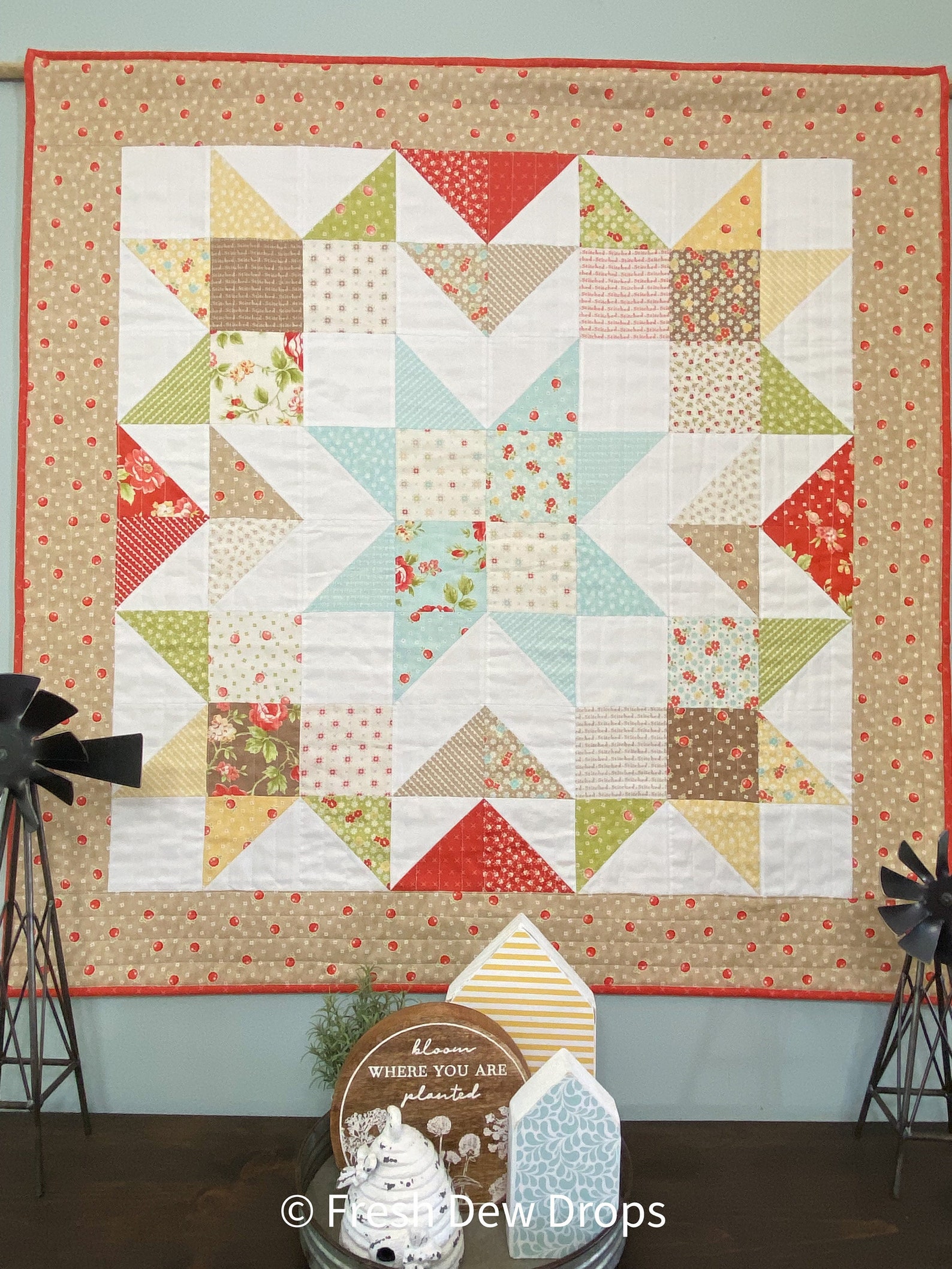 DIGITAL PDF PATTERN: Charming Barn Star in 3 Sizes Mini - Etsy