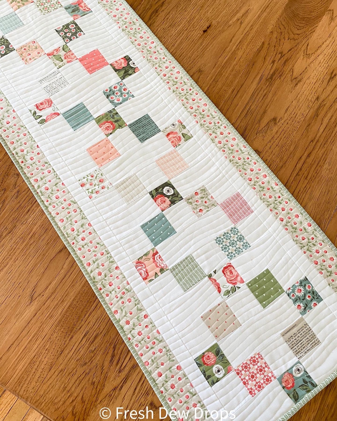 Mini Charm Fun Daisy Runner DIGITAL PDF Quilt Pattern - Etsy