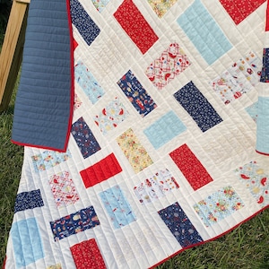 Digital PDF Pattern: Simply Done Quilt Pattern 5 sizes-layer cake fat quarter eighth quilt pattern-very simple easy quick quilt pattern image 4