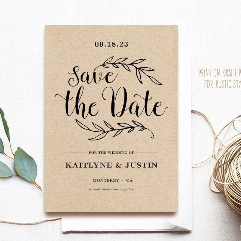 Cheap Save the Date Etsy