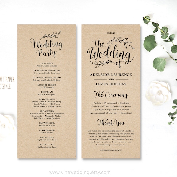 Kraft Paper Wedding - Etsy