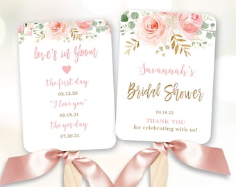 bridal shower fan favors