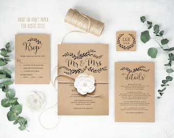 fedex office wedding invitations rustic wedding invitation printable invitation template diy cards kraft floral mr mrs vw18 vintage suite etsy fedex office wedding invitations rustic wedding invitation printable invitation template diy cards kraft floral mr mrs vw18 vintage suite etsy
