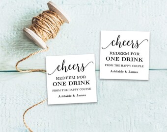 drink ticket etsy