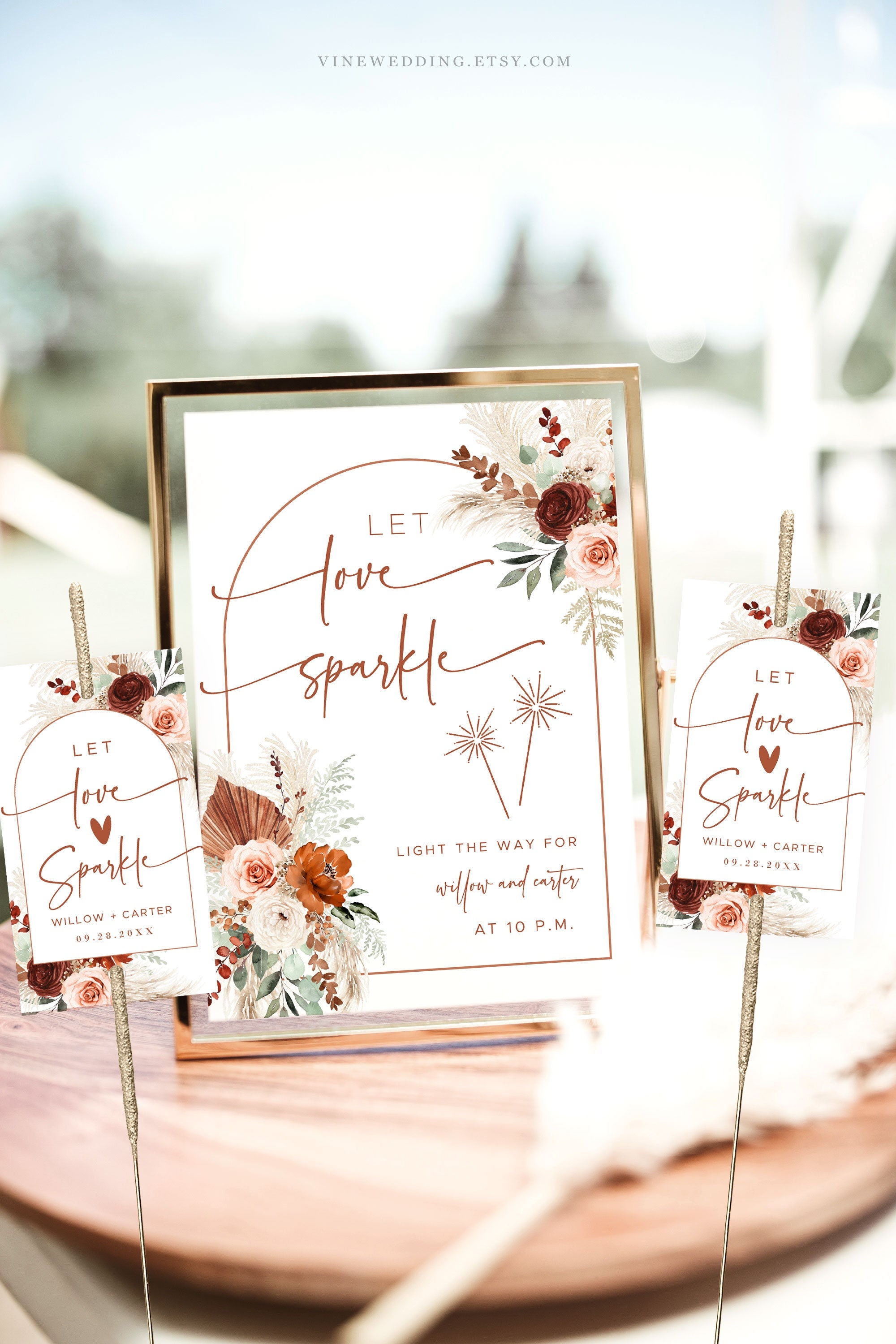 Printable Let Love Sparkle Tag - Etsy for Editable Let Love Sparkle Printable Template Free