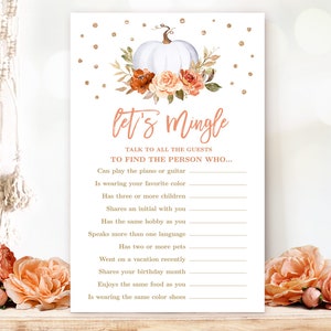 Printable Let's Mingle Bridal Shower Game Find the Guest - Etsy