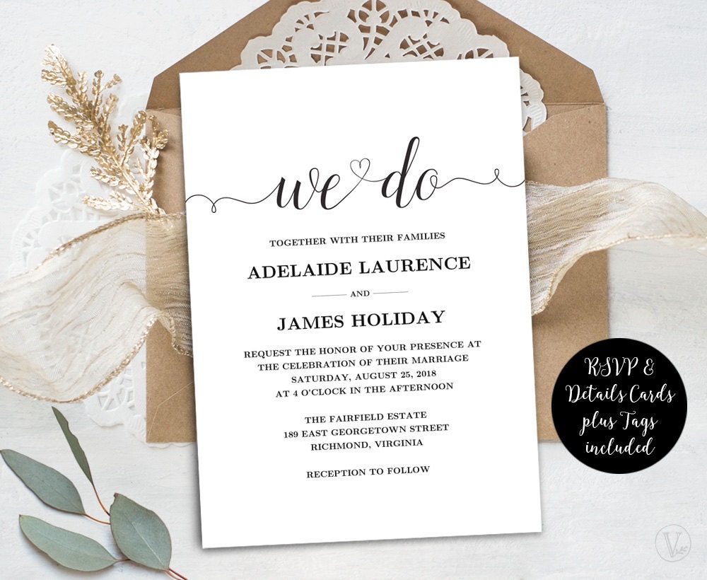 Rustic Invitations Templates 7