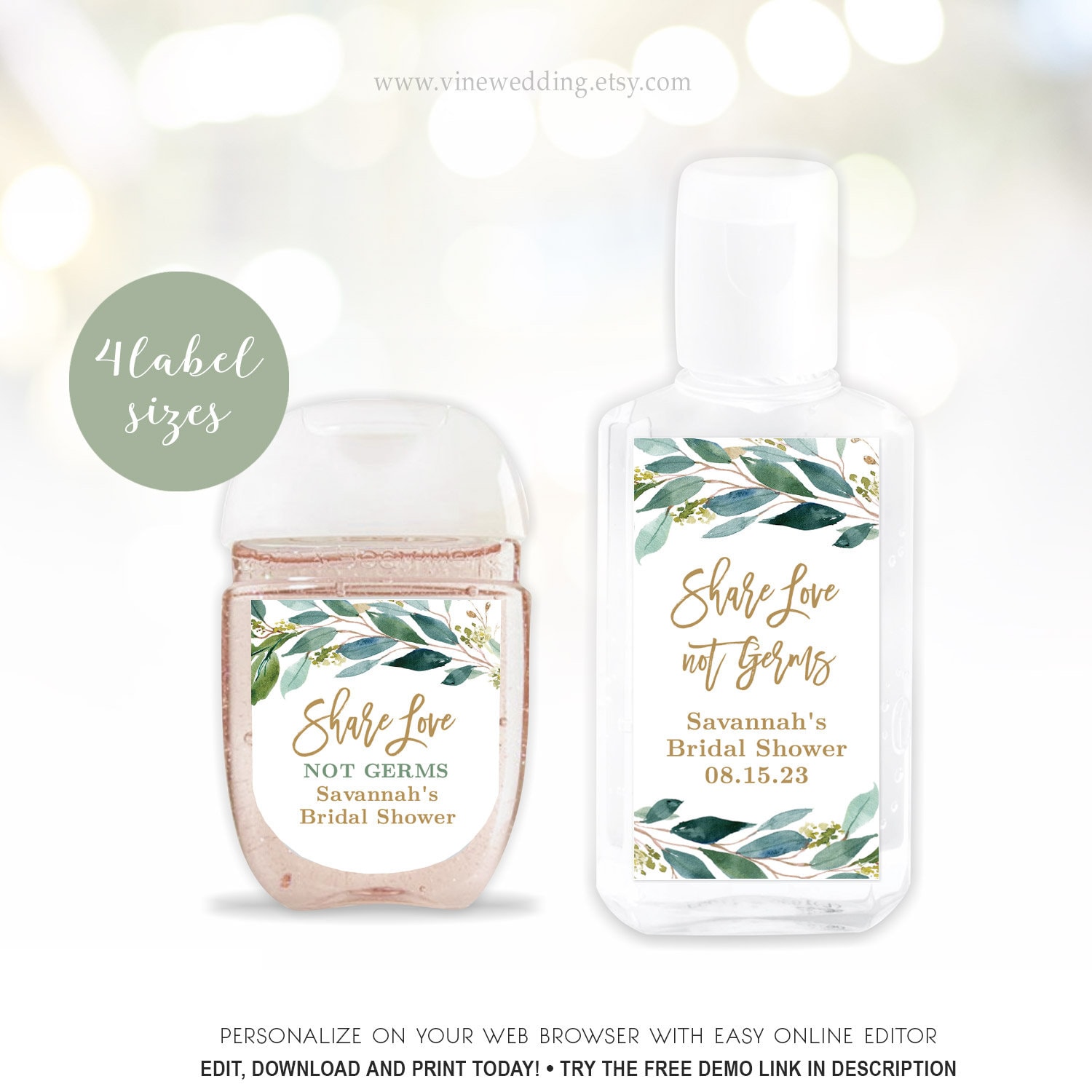 8 5x11 Sheet Digital DIY Printable PNG PSD Svg Mini Sanitizer Bottle 8 5x11 Sheet Digital DIY Printable PNG PSD Svg Mini Sanitizer Bottle