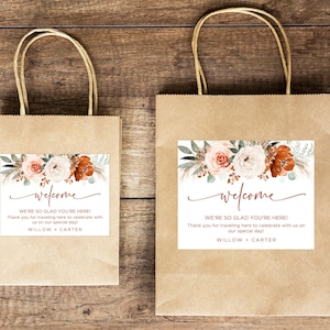 Welcome to Our Wedding Favor Bags – Stamp Out