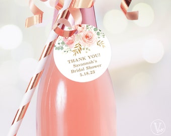 Printable Bridal Shower Favor Tag Template Editable - Etsy