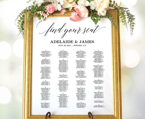wedding seating chart sign wedding seating chart poster etsy wedding seating char