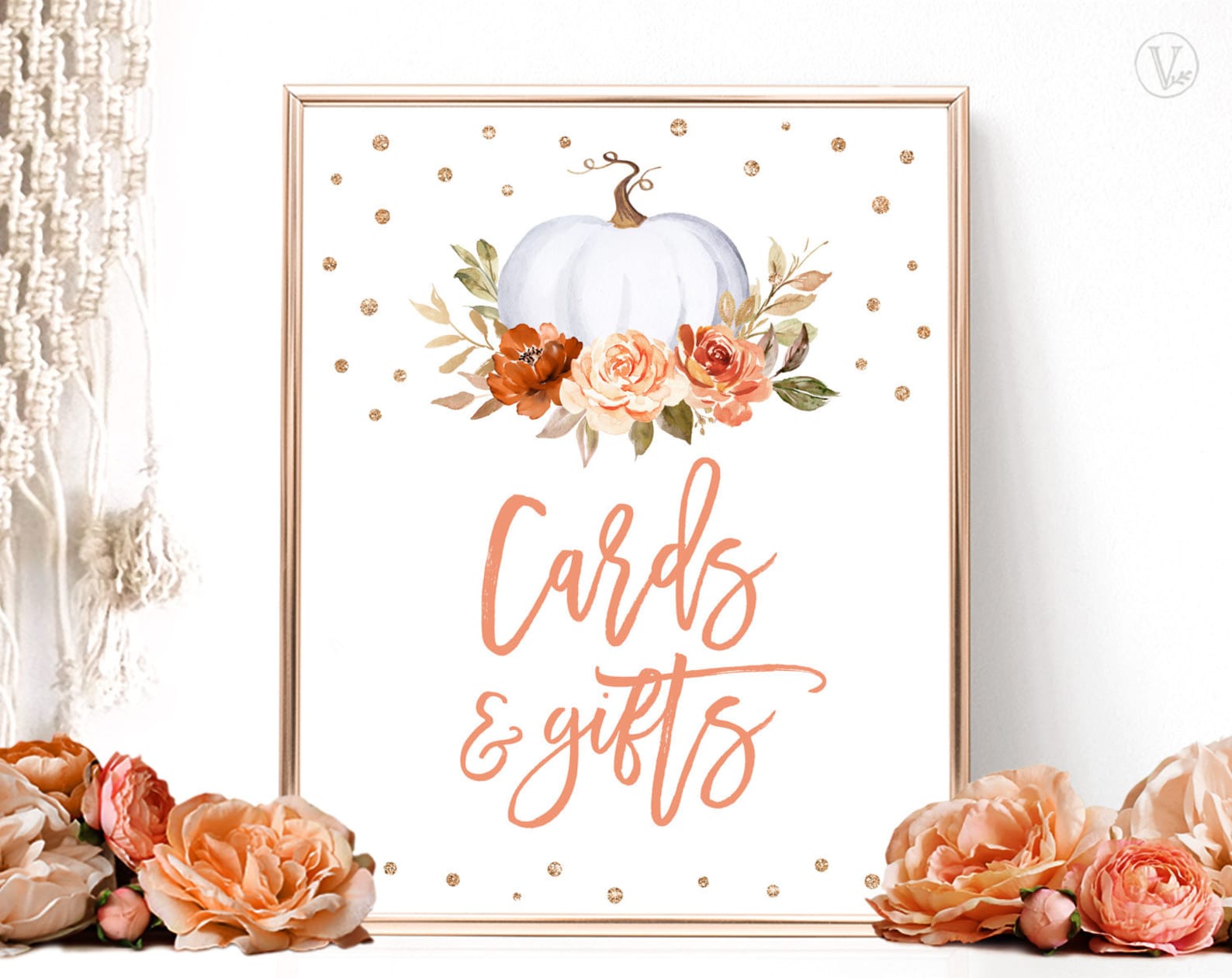Cards & Gifts Sign Printable Bridal Shower Sign Cards and - Etsy