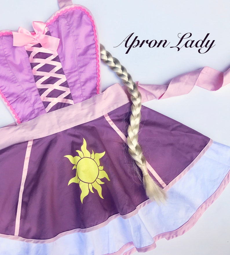 Rapunzel inspired Princess Apron