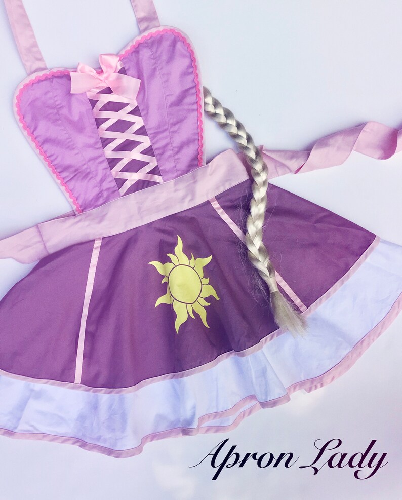 Rapunzel inspired Princess Apron