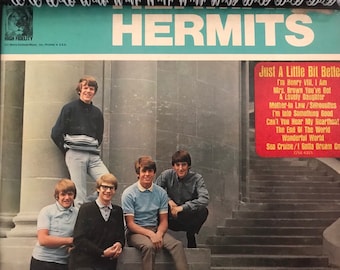 for the Herman&#39;s Hermits - There&#39;s A Kind Of Hus...  fan Classic Album Cover Notebook vintage Rare