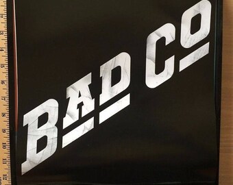 BAD COMPANY / CALENDAR art framed/ British blues greats/  Paul Rodgers / rare Rhino art