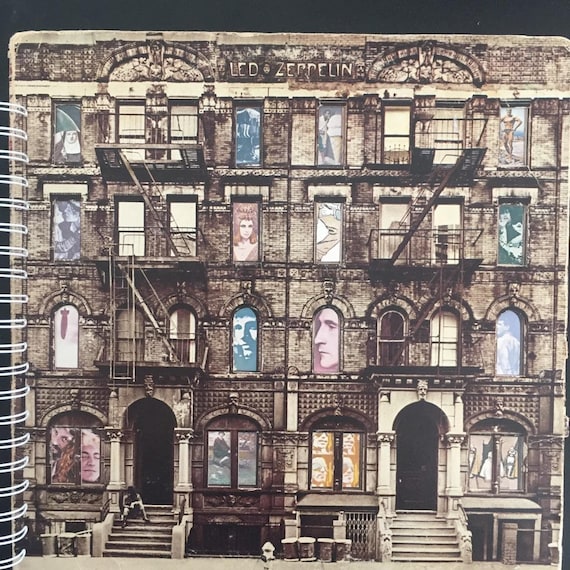 for the physical graffiti led zeppelin 70s arena rock etsy