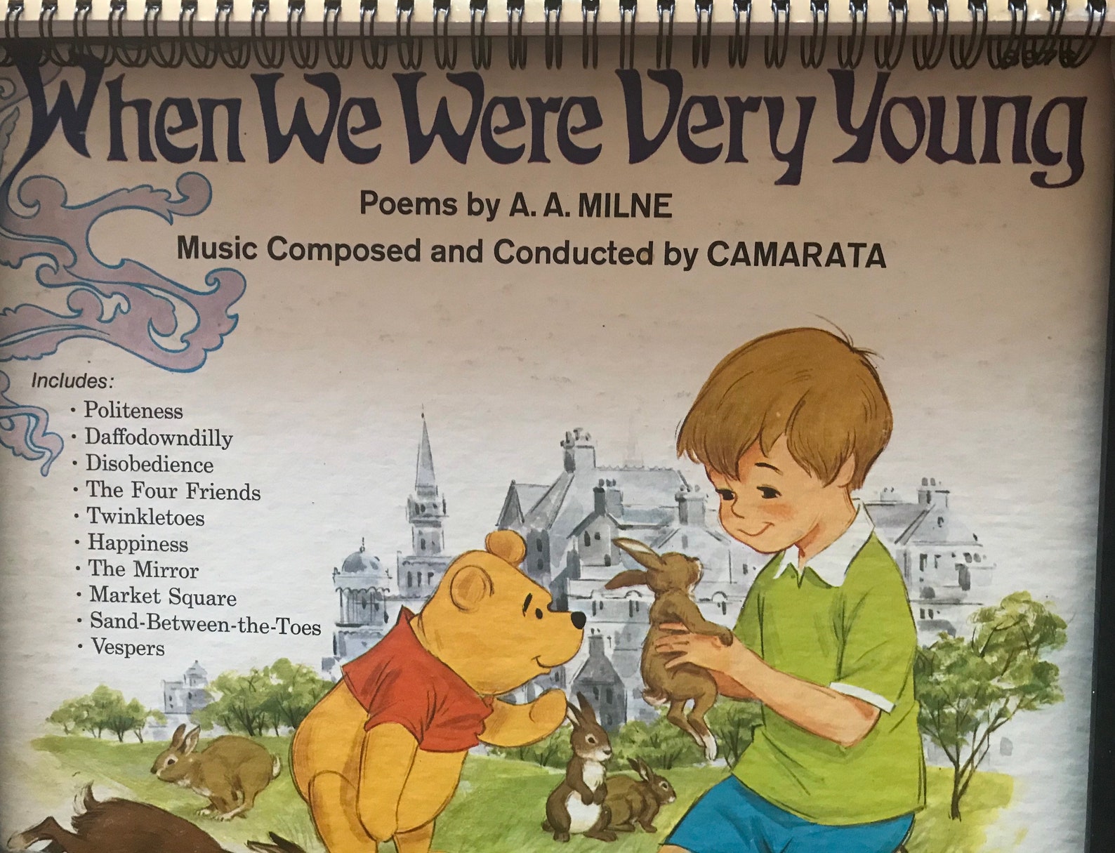 AA Milne/ Winnie the Pooh Disney When We Were Very Young Album Etsy UK