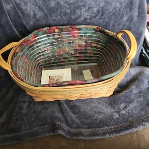 Vintage Longaberger Aitumn Reflections Daily Blessings  Basket Combo 2001. No international shipping.