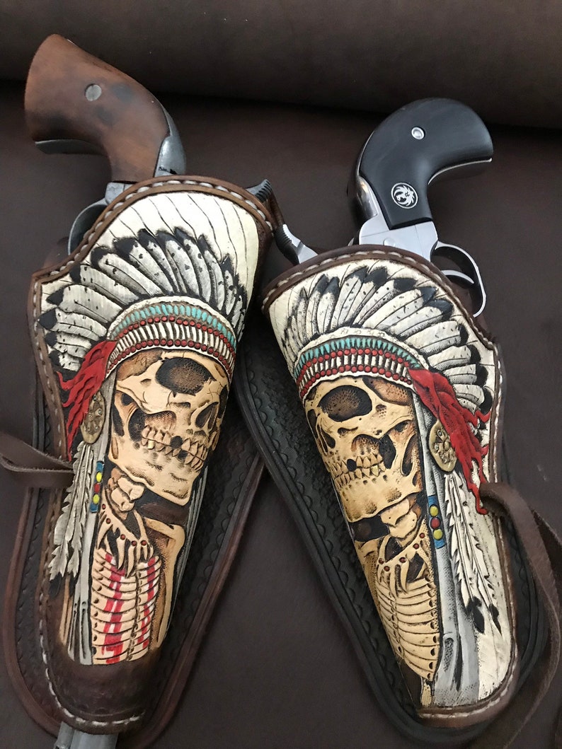 Custom Revolver Holster Cowboy Holster Six Shooter 2 - Etsy