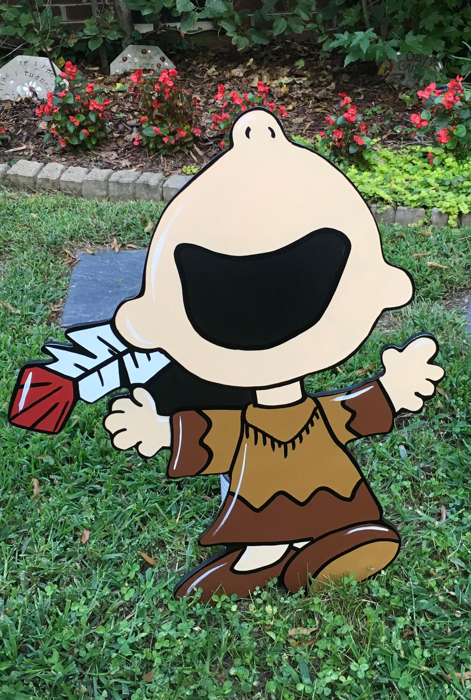 Thanksgiving Hand Painted Yard Art Group of 4 Etsy