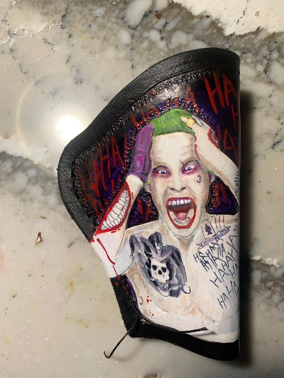 Joker Holster Hand Tooled Leather Holster. 1911 Ruger Etsy