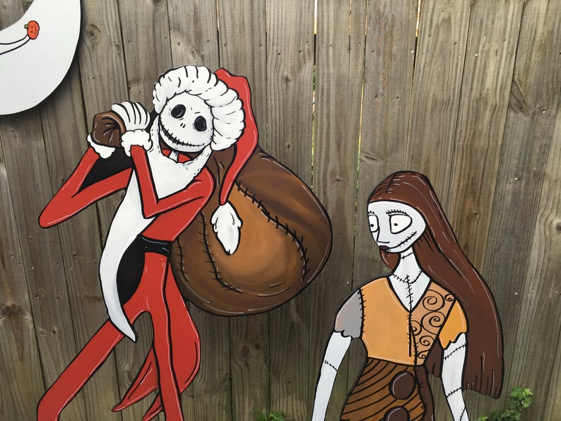 Its a Nightmare before Christmas Yard Art Etsy