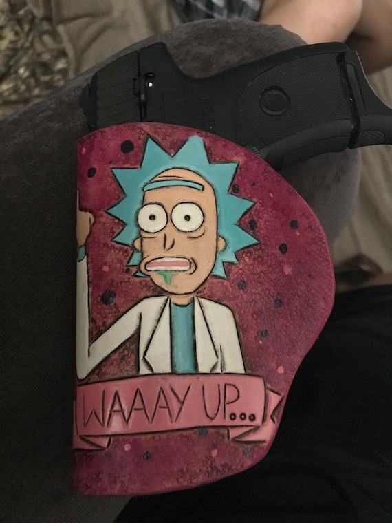 Rick Holster Hand Tooled Leather Holster. 1911 Ruger Kimber Etsy