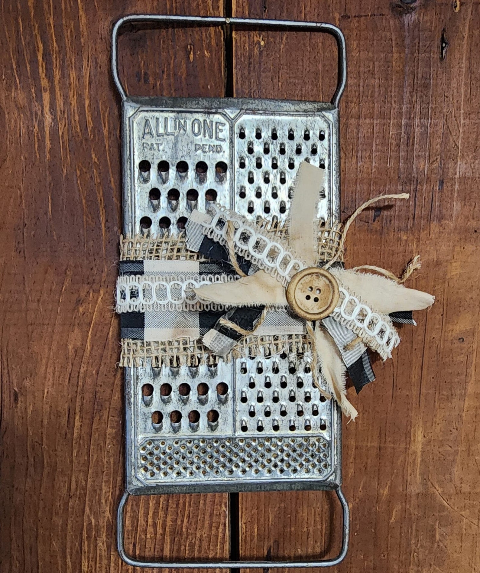 Vintage All in One Grater Rustic / Farmhouse Decor Country Charm Etsy