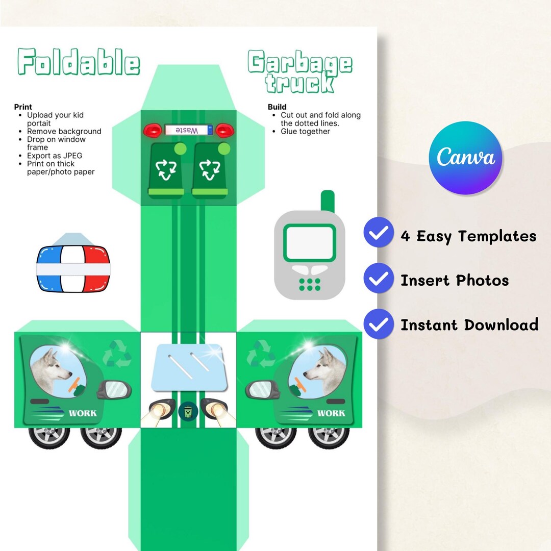 Printable Car Gift Boxes – DIY Vehicle Party Favors (canva Template) - Etsy