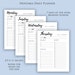 Printable Daily Planner Pages, Printable Weekly Calendar, Printable ...
