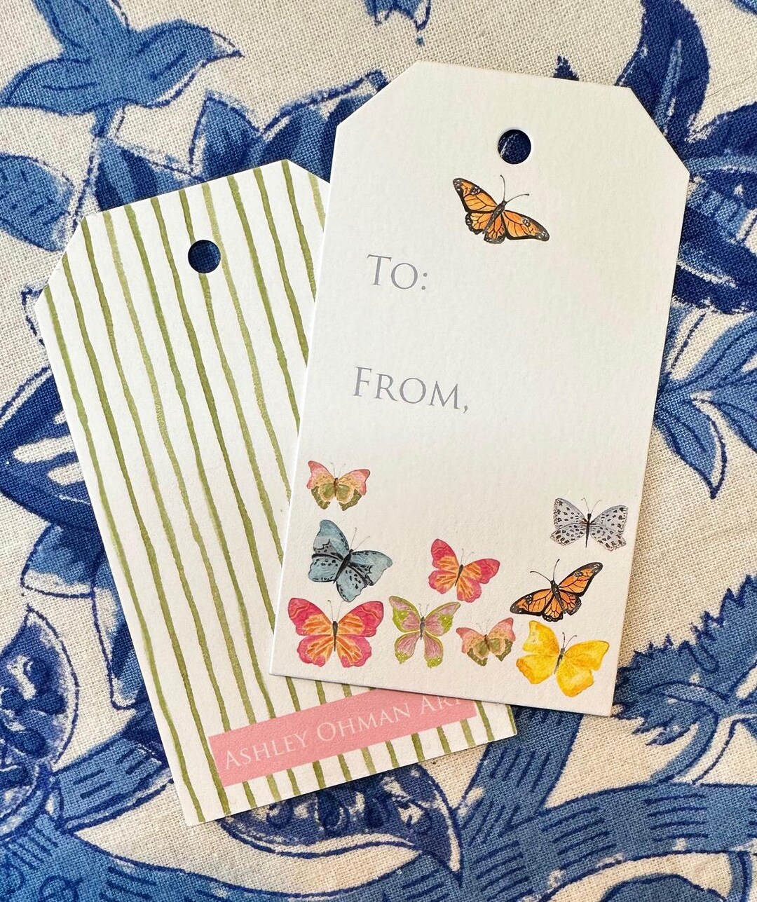 Butterfly Gift Tags Butterfly Theme Cute Gift Tags Butterfly Gift Wrap ...
