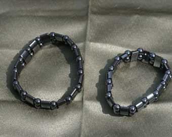 Hematite Bracelet Non Magnetic derived from a Greek word that means "blood 5549