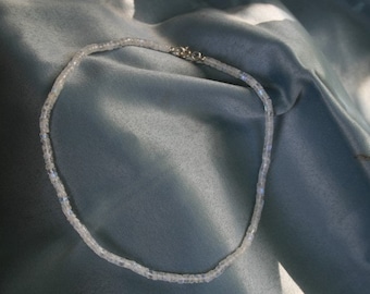 Moonstone Necklace is known as the traveler's stone 4585