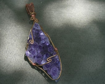 Amethyst Pendant protection, purification and Divine connection, release of addictions 4365