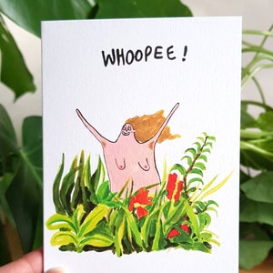 Carte de voeux nature plantes naturistes célébration de carte d'art de jardin
